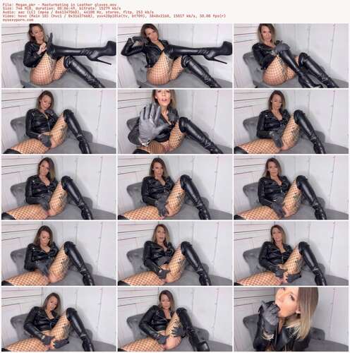 Megan_Pkr - Masturbating In Leather Gloves 2160p - Preview