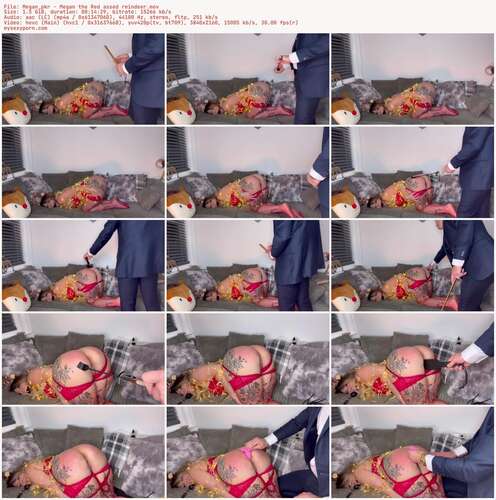 Megan_Pkr - Megan The Red Assed Reindeer 2160p - Preview