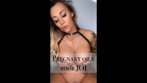Megan_Pkr – Pregnant Oily Boob Joi 1920p - Cover