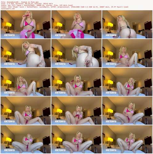 Honeybunnyba - Soaked In Pink 1080p - Preview