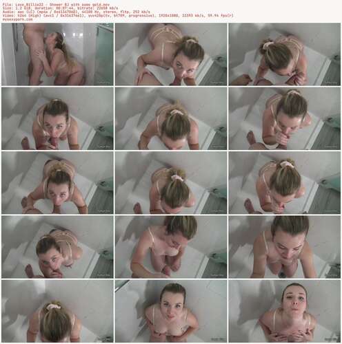 Love_Billie22 - Shower Bj With Some Gold 1080p - Preview