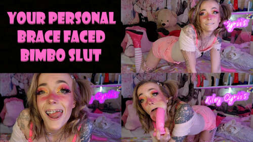 Riley Cyriis – Your Personal Brace Faced Bimbo Slut 1080p - Cover