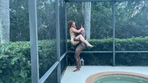Mrdd79 – Poolside Interracial With Janet Mason 720p - Cover
