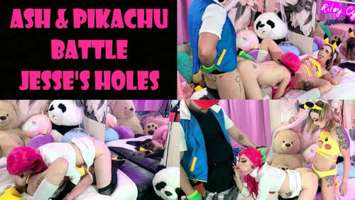 Riley Cyriis – Ash And Pikachu Battle Jesse’S Holes 1080p - Cover