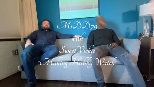 Mrdd79 – Making Hubby Watch With Sweetvickie 720p - Cover
