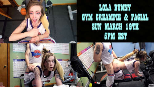 Riley Cyriis – Lola Bunny Gym Time Facial And Creampie 1080p - Cover