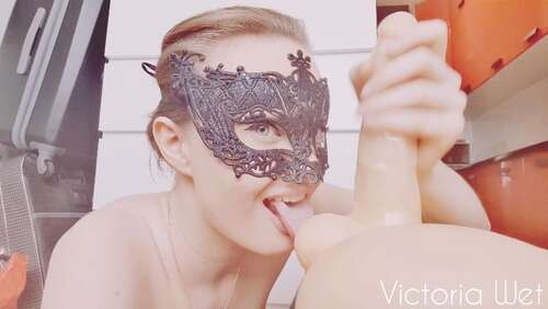 Victoria Wet - Ball Licking And Handjob 2160p - Cover