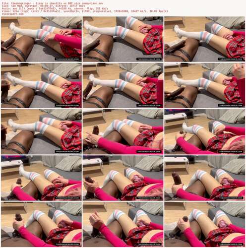 Thedongkinger - Sissy In Chastity Vs Bbc Size Comparison 1080p - Preview