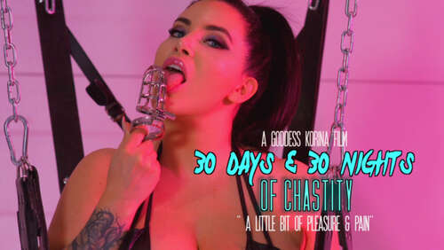 Korina Kova – 30 days and 30 nights in Chastity 1080p - Cover