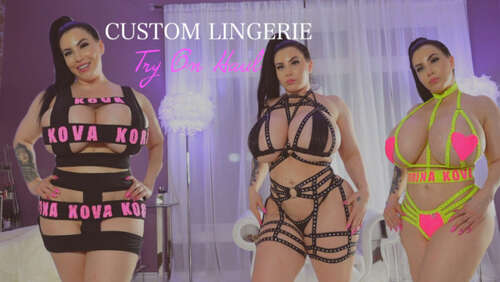 Korina Kova – Custom Lingerie Try On Haul 1080p - Cover