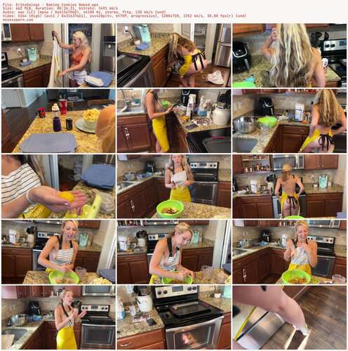 ErikaSwingz - Baking Cookies Naked 720p - Preview