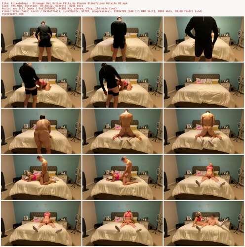 ErikaSwingz - Stranger Met Online Fills Up Blonde Blindfolded Hotwife ME 720p - Preview