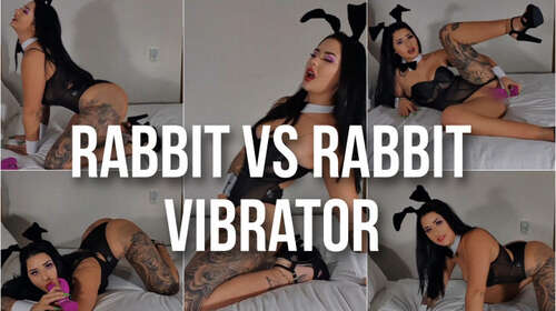 QueenieGeeVIP - Rabbit vs Rabbit Vibrator 1920p - Cover