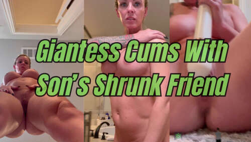 LTLGiantessClips – SweetVickie in Giantess Cums for Son’s Shrunk Friend 1920p - Cover