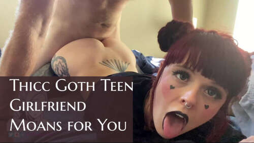 Olivia Jarden – Thicc Goth Teen Girlfriend Moans for You 1080p - Cover