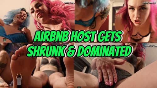 LTLGiantessClips – Mia and Macy in Airbnb Host Gets Shrunk & Dominated SFX 1080p - Cover