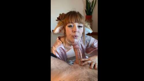 Olivia Jarden – Mogwai SLOPPY worship cock with ASMR spitplay 1080p - Cover