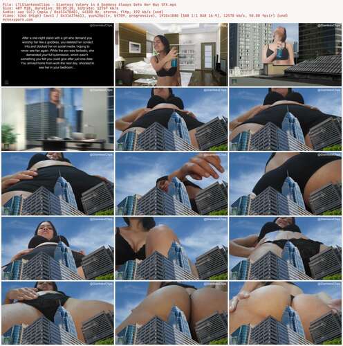 LTLGiantessClips - Giantess Valery in A Goddess Always Gets Her Way SFX 1080p - Preview