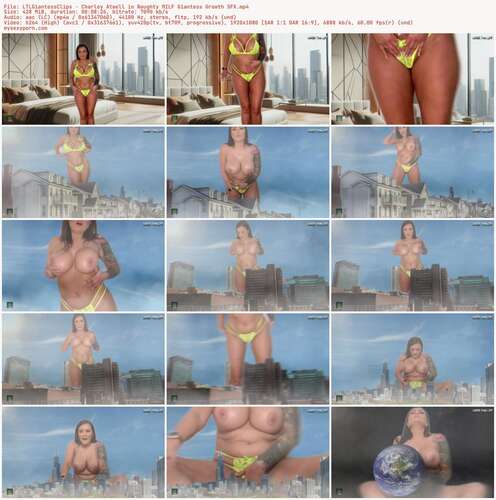 LTLGiantessClips - Charley Atwell in Naughty MILF Giantess Growth SFX 1080p - Preview