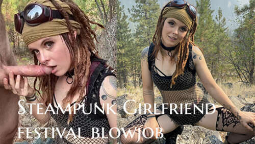 Olivia Jarden – Steampunk Girlfriend Festival Blowjob 1920p - Cover