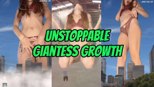 LTLGiantessClips - Giantess Nelly in Unstoppable Giantess Growth SFX 1920p - Cover