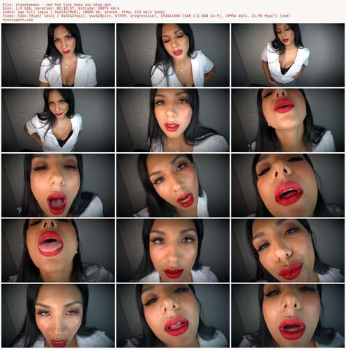 sloansmoans - red hot lips make you mine 1080p - Preview