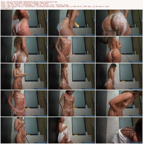 Aalliss - 20 10 2021 2252163436 - Shower Show Second Part 1080p - Preview