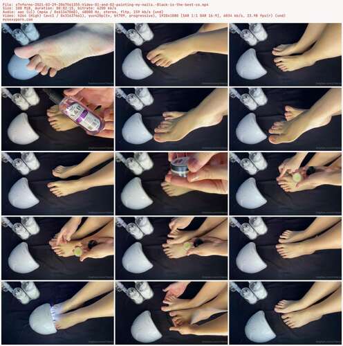 X7Nferno - 2021 03 29 2067561355 - Video 01 And 02 Painting My Nails. Black Is The Best Co 1080p - Preview