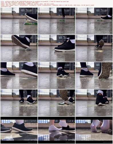 X7Nferno - 2020 11 05 1203236370 - Walking In Sneakers On Puddles. I Had To Remove My Sock 920p - Preview