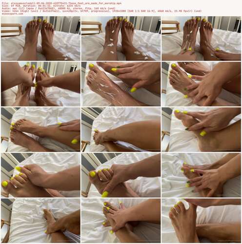 Alesyamuscledoll - 09 06 2020 410775431 - These Feet Are Made For Worship 1080p - Preview