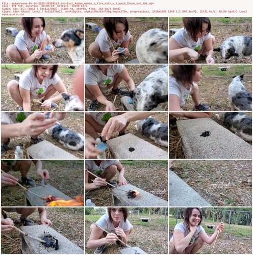 Aedanrayne - 04 04 2020 29388163 - Survival Aedan Makes A Fire With A Liquid Check Out Thi 1080p - Preview