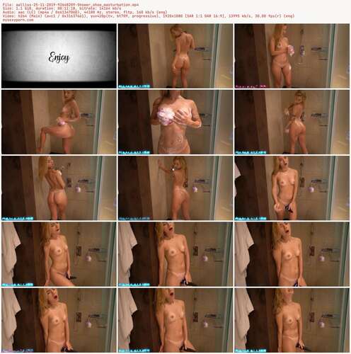 Aalliss - 25 11 2019 92648209 - Shower Show Masturbation 1080p - Preview