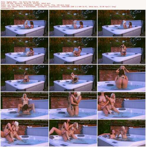 Sophie Shox - Two Girls One Tub 1080p - Preview