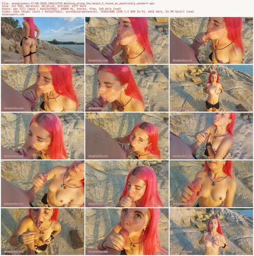 Annaplayboy - 17 08 2020 100111735 - Walking Along The Beach I Found An Absolutely Wonderf 1080p - Preview