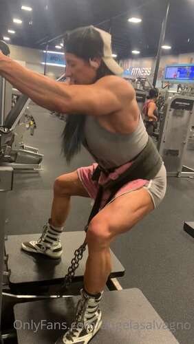 Angelasalvagno – 08 09 2022 2592123882 – Don T Have Much Workout Stuff On Here So Here Is Some Leg Training. 1280p - Cover