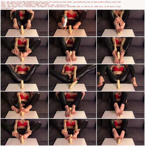 Ana Lingus - 13 05 2020 315918947 - Hey Guys Sorry For Posting So Late Today. Was Kinda Busy Due To Some Custom Videos I Had T 1080p - Preview