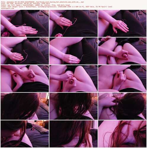 Anniemxy - 03 10 2022 2624996828 - Faerfoxed Just Having Her Absolute Way With Me 1080p - Preview