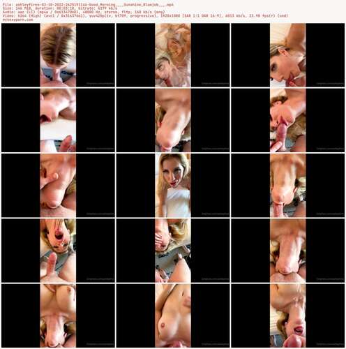 Ashleyfires - 03 10 2022 2625191146 - Good Morning Sunshine Blowjob 1080p - Preview