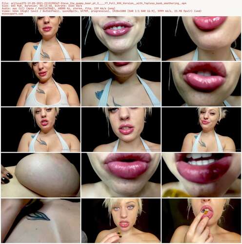 Arilove272 - 19 05 2021 2113198367 - Steve The Gummy Bear Pt 2 Yt Full Xxx Version With Topless Boob Smothering 1080p - Preview