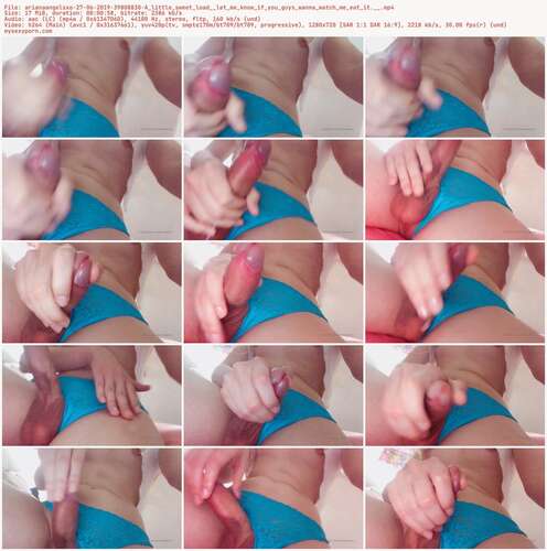 Arianaangelsxo - 27 06 2019 39808830 - A Little Sweet Load Let Me Know If You Guys Wanna Watch Me Eat It. 720p - Preview