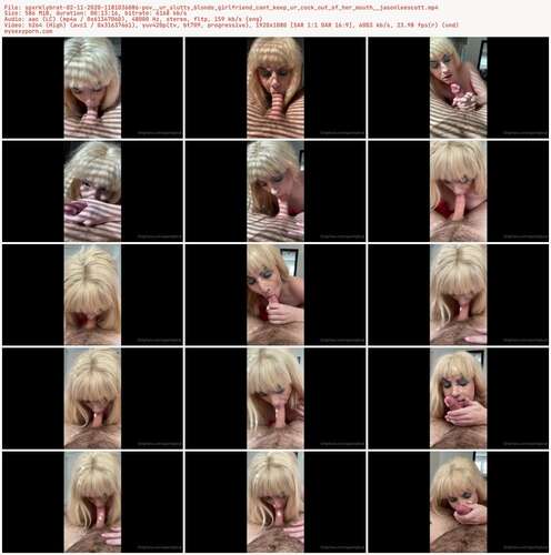 Spxrklybrat - 02 11 2020 1181036086 - Pov Ur Slutty Blonde Girlfriend Cant Keep Ur Cock Out Of Her Mouth Jasonleescott 1080p - Preview