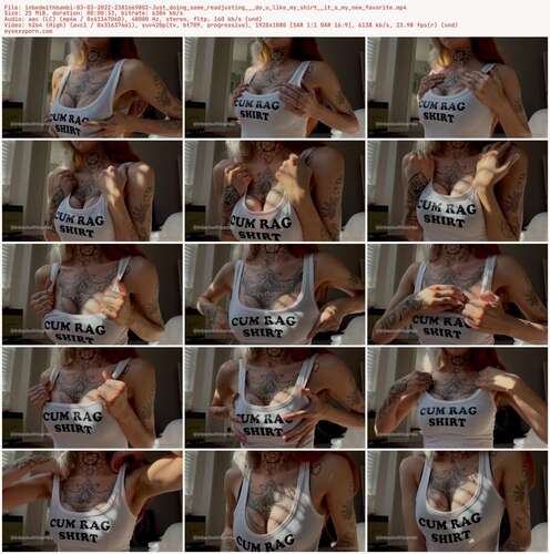 Inbedwithbambi - 03 03 2022 2381669802 - Just Doing Some Readjusting Do U Like My Shirt It S My New Favorite 1080p - Preview