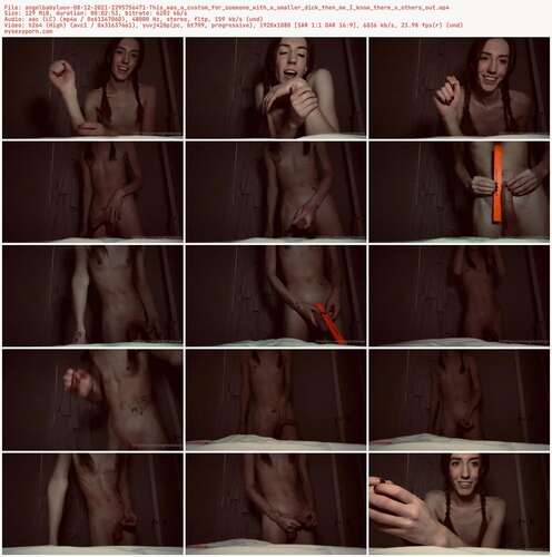 Angelbabyluuv - 08 12 2021 2295756471 - This Was A Custom For Someone With A Smaller Dick Then Me I Know There S Others Out 1080p - Preview