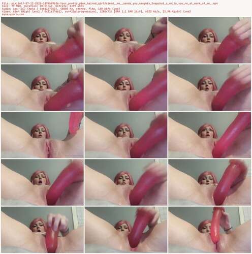 Pixiielf - 07 12 2020 1399599636 - Your Pretty Pink Haired Girlfriend Me Sends You Naughty Snapchat S While You Re At Work Of Me 720p - Preview