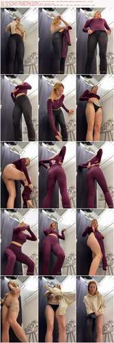 Aven Turinex - 27 09 2021 2232065937 - I Got Spied On In The Fitting Room Does This Purple Yoga Set Look Good On Me Ti 1920p - Preview