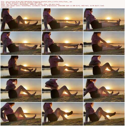 Aven Turinex - 23 04 2021 2091351254 - Sungazing Barefoot With A Little Titty Flash 1080p - Preview