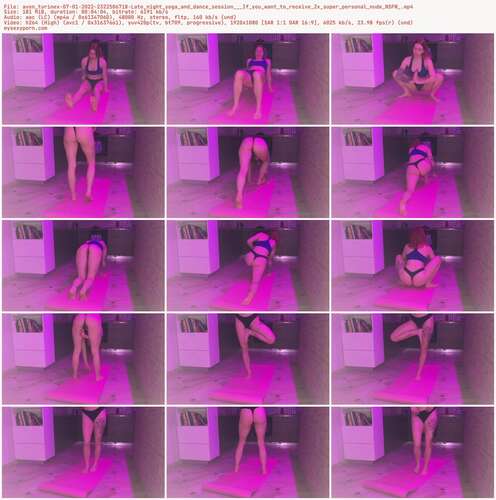 Aven Turinex - 07 01 2022 2322506718 - Late Night Yoga And Dance Session If You Want To Receive 2X Super Personal Nude Nsfw 1080p - Preview