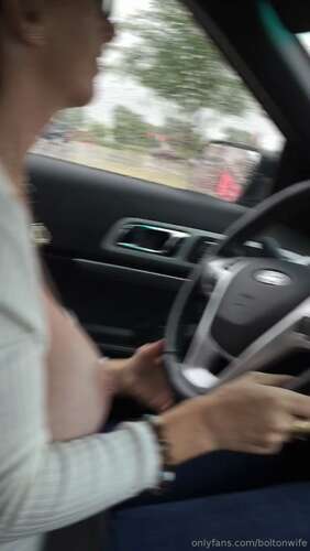 Boltonwife – 12 06 2019 7548590 – Just Driving Around With My Tits Out 1920p - Cover