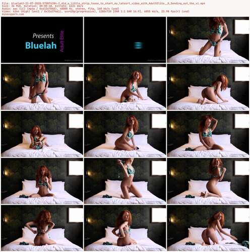 Bluelah3 - 21 07 2020 570074284 - I Did A Little Strip Tease To Start My Latesrt Video With Adultelite D Sending Out The Vi 720p - Preview