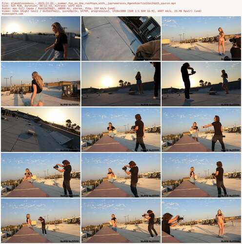 Blakeblossomxxx - 2021 11 22 - Summer Fun On The Rooftops With Jayromeroxxx 0Gwnnhzerlis13Zc24Pt5 Source 1080p - Preview